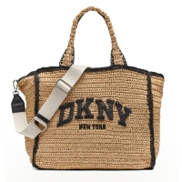 Τσάντα DKNY Hadlee Medium Woven Tote Bag R61AYR57 Ψάθα