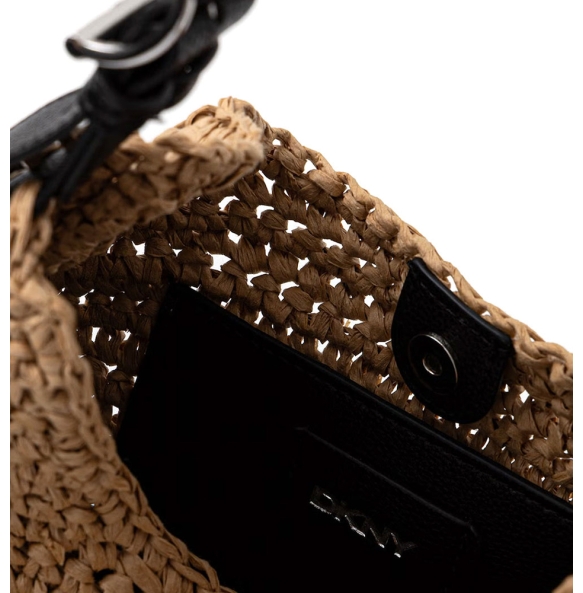Τσάντα DKNY Camila Hobos Handbag R61EDM32 Ψάθα