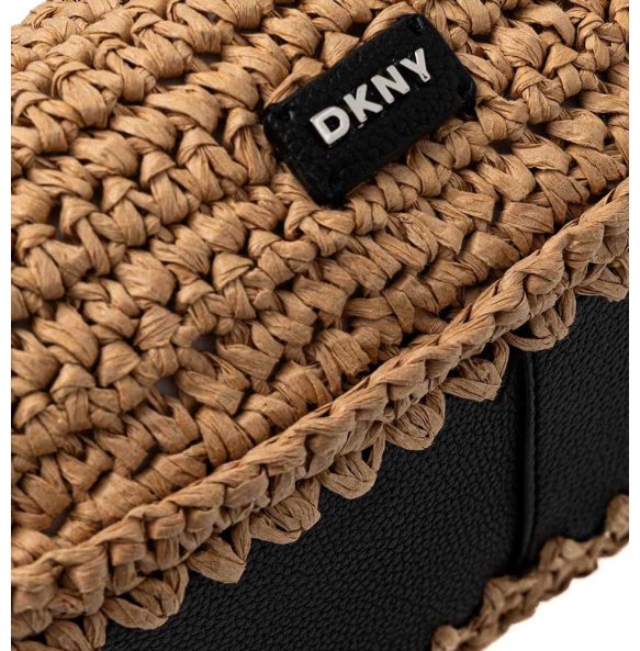 Τσάντα DKNY Camila Hobos Handbag R61EDM32 Ψάθα
