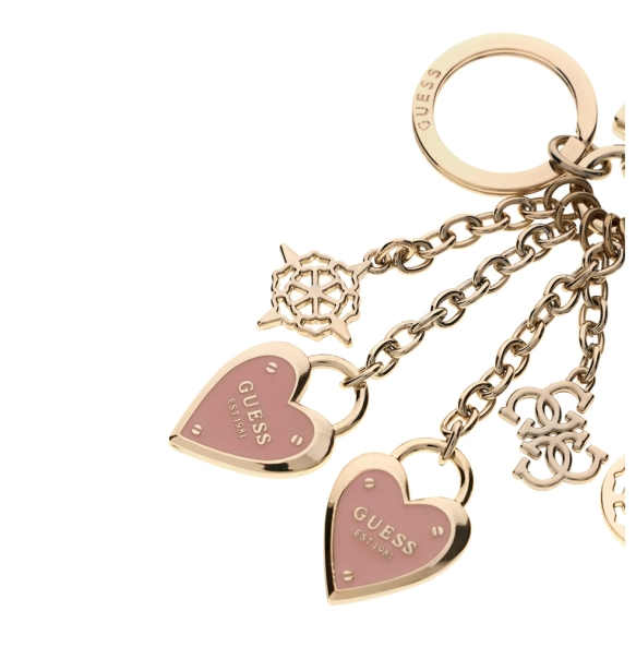 Μπρελόκ GUESS Keyring RW7589P6401 Ροζ Χρυσό