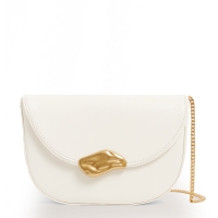 Τσάντα TED BAKER Ddalie Leather Statement Clutch Bag 282315 Ιβουάρ