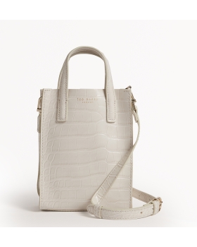 Τσάντα TED BAKER Wenissa Croc Mini Icon Bag 282820 Ιβουάρ