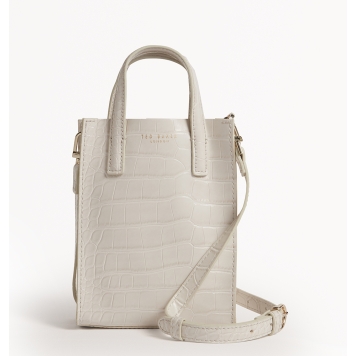 Τσάντα TED BAKER Wenissa Croc Mini Icon Bag 282820 Ιβουάρ