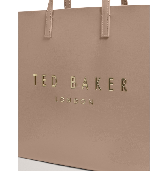 Τσάντα TED BAKER Cricon Wide Icon Bag 283872 Σκούρο Μπεζ