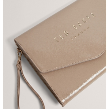Φάκελος TED BAKER Crinkie Icon Pouch 283874 Σκούρο Μπεζ