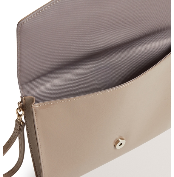 Φάκελος TED BAKER Crinkie Icon Pouch 283874 Σκούρο Μπεζ