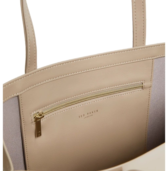Τσάντα TED BAKER Crincon Large Icon Bag 283875 Σκούρο Μπεζ