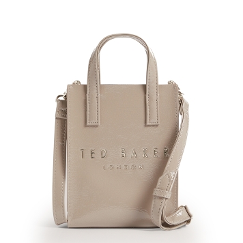 Τσάντα TED BAKER Crinkll Crinkle Mini Icon Bag 284045 Μπεζ