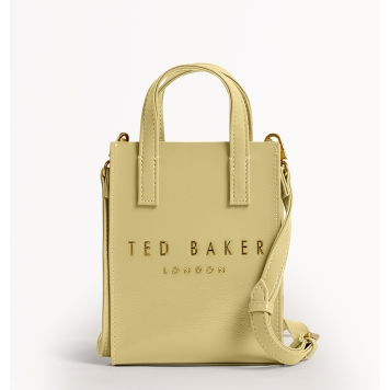 Τσάντα TED BAKER Crinkll Crinkle Mini Icon Bag 284045 Κίτρινο