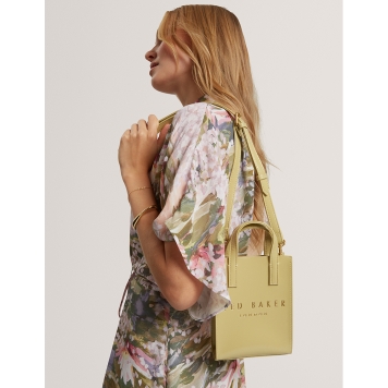 Τσάντα TED BAKER Crinkll Crinkle Mini Icon Bag 284045 Κίτρινο