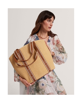Τσάντα TED BAKER Rafiia Large Tote Bag 284052 Ψάθα