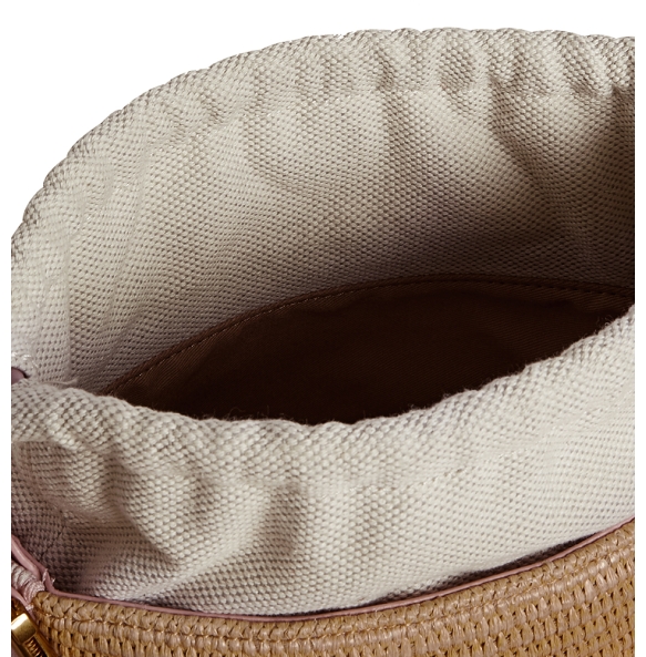 Τσάντα TED BAKER Raffyna Raffia Bucket Bag 284053 Ροζ