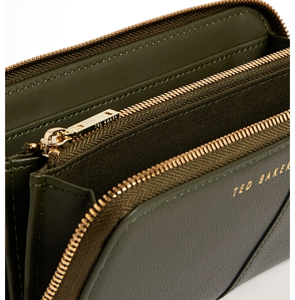 Πορτοφόλι TED BAKER Aminne Large Zip Around 284104 Λαδί