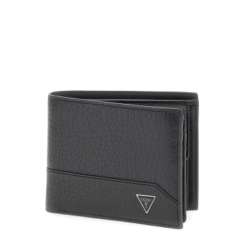 Πορτοφόλι GUESS Barcelona Bilfold SMBAGRLEA24 Μαύρο