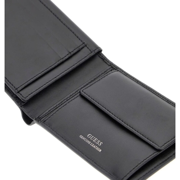 Πορτοφόλι GUESS Barcelona Bilfold SMBAGRLEA24 Μαύρο