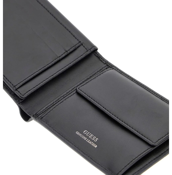 Πορτοφόλι GUESS Barcelona Bilfold SMBAGRLEA24 Μαύρο Πορτοφόλι GUESS Barcelona Bilfold SMBAGRLEA24 Μαύρο