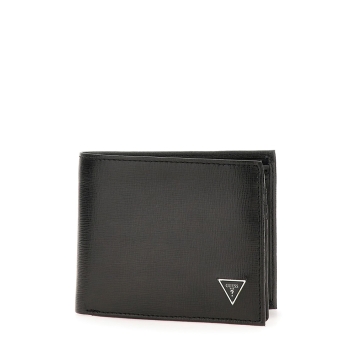 Πορτοφόλι GUESS Madrid Bilfold SMCSLELEA24 Μαύρο