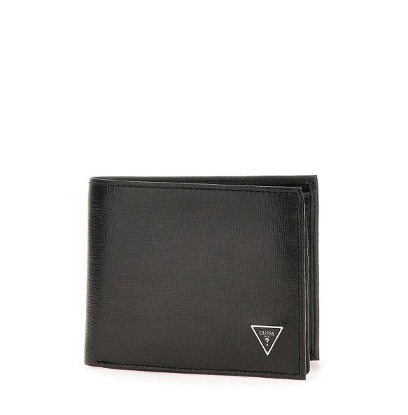Πορτοφόλι GUESS Madrid Bilfold SMCSLELEA24 Μαύρο