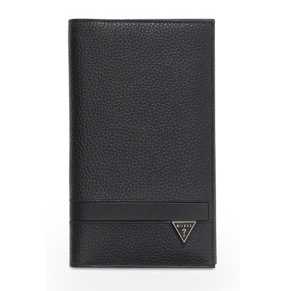 Θήκη διαβατηρίου Guess Monaco SMMOGRLEA01 Μαύρο Θήκη διαβατηρίου Guess Monaco SMMOGRLEA01 Μαύρο