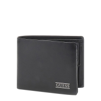 Πορτοφόλι GUESS New Boston Bifold  Double SMNEBRLEA24 Μαύρο