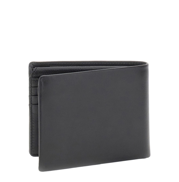 Πορτοφόλι GUESS New Boston Bifold  Double SMNEBRLEA24 Μαύρο