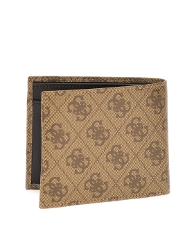 Πορτοφόλι GUESS Miano Bilfold SMVELELEA20 Μπεζ