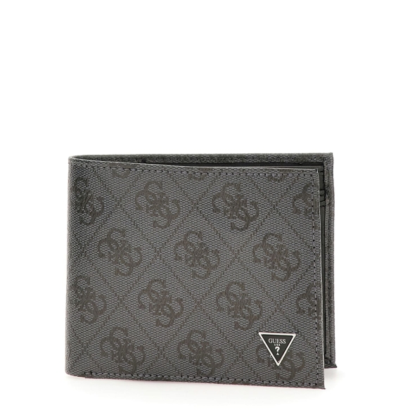 Πορτοφόλι GUESS Miano Bilfold SMVELELEA20 Μαύρο