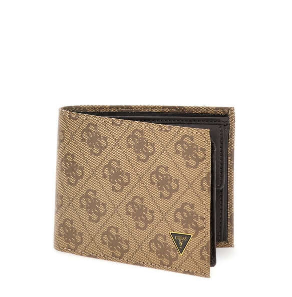 Πορτοφόλι GUESS Mito Bilfold SMVELELEA24 Μπεζ