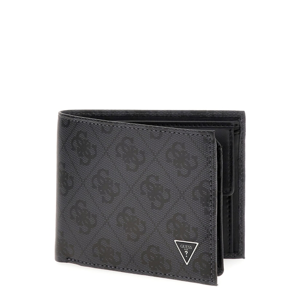 Πορτοφόλι GUESS Mito Bilfold SMVELELEA24 Μαύρο Πορτοφόλι GUESS Mito Bilfold SMVELELEA24 Μαύρο