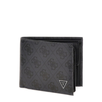 Πορτοφόλι GUESS Mito Bilfold SMVELELEA24 Μαύρο
