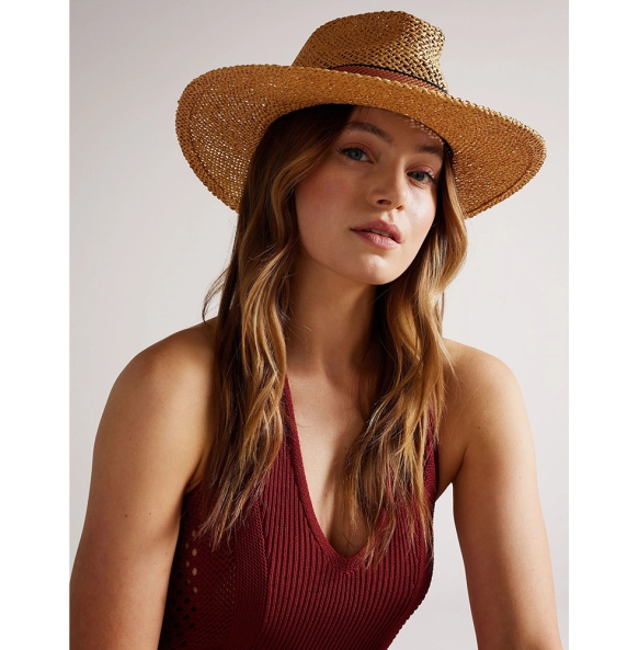Καπέλο TED BAKER Clairie Straw Fedora 262731 Ψάθα