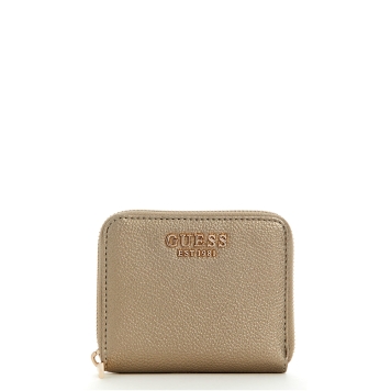 Πορτοφόλι GUESS Laurel Small Zip Around SWBG7459137 Χρυσό