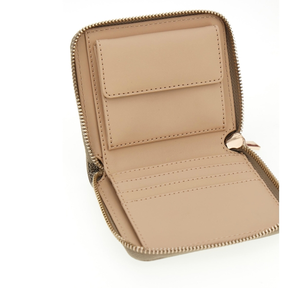 Πορτοφόλι GUESS Laurel Small Zip Around SWBG7459137 Χρυσό Πορτοφόλι GUESS Laurel Small Zip Around SWBG7459137 Χρυσό