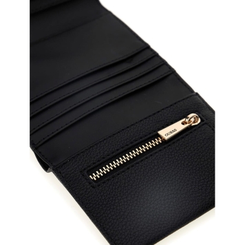 Πορτοφόλι GUESS Laurel Petite Trifold SWBG7459138 Μαύρο