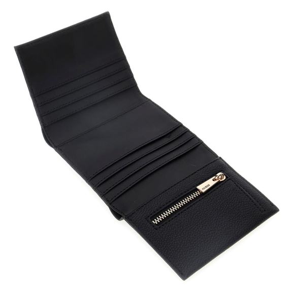Πορτοφόλι GUESS Laurel Petite Trifold SWBG7459138 Μαύρο