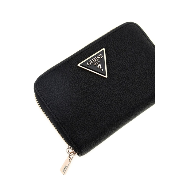 Πορτοφόλι GUESS Laurel Medium Zip Around SWBG7459140 Μαύρο