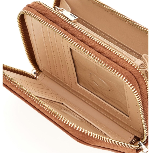 Πορτοφόλι GUESS Amorette Medium Double Zip SWBG7898164 Καφέ Πορτοφόλι GUESS Amorette Medium Double Zip SWBG7898164 Καφέ