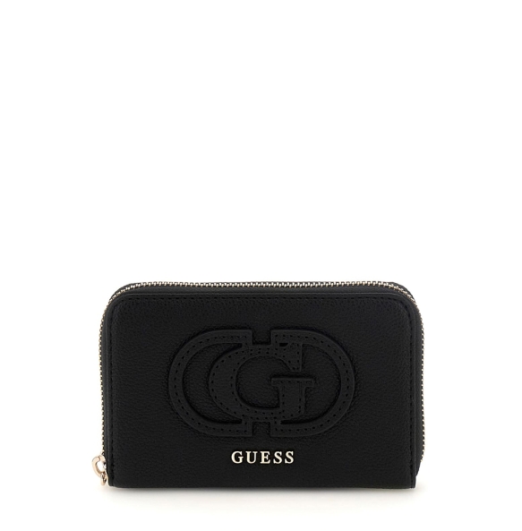 Πορτοφόλι GUESS Calebra Medium Zip Around SWBG9536140 Μαύρο Πορτοφόλι GUESS Calebra Medium Zip Around SWBG9536140 Μαύρο