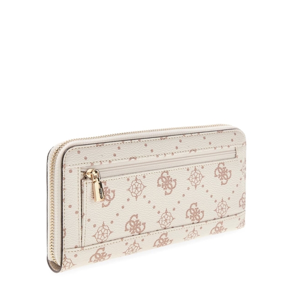 Πορτοφόλι GUESS Carrie Slg Large Zip Around SWGP9898146 Μπεζ Πορτοφόλι GUESS Carrie Slg Large Zip Around SWGP9898146 Μπεζ