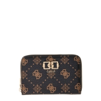 Πορτοφόλι GUESS Emelie Medium Zip Around SWGP9928140 Καφέ