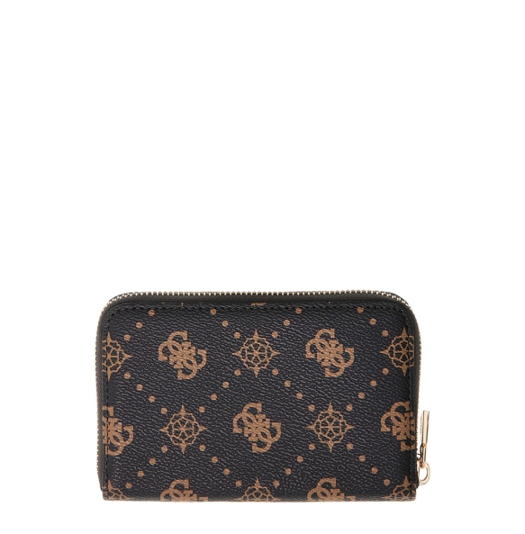 Πορτοφόλι GUESS Emelie Medium Zip Around SWGP9928140 Καφέ