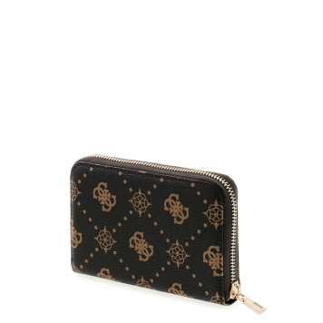 Πορτοφόλι GUESS Emelie Medium Zip Around SWGP9928140 Καφέ