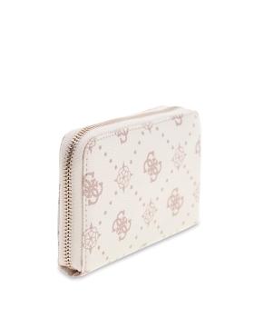 Πορτοφόλι GUESS Emelie Medium Zip Around SWGP9928140 Λευκό