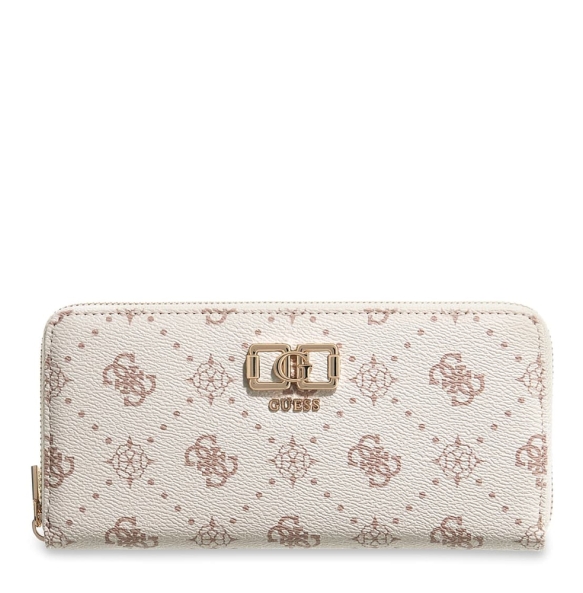 Πορτοφόλι GUESS Emelie Large Zip Around SWGP9928146 Λευκό