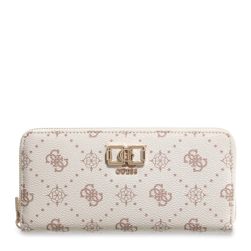 Πορτοφόλι GUESS Emelie Large Zip Around SWGP9928146 Λευκό