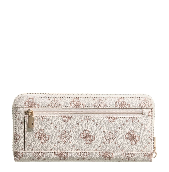 Πορτοφόλι GUESS Emelie Large Zip Around SWGP9928146 Λευκό