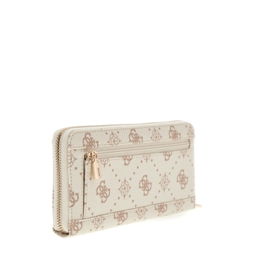 Πορτοφόλι GUESS Emelie Large Zip Around SWGP9928146 Λευκό