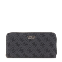 Πορτοφόλι GUESS Brenton Large Zip Around SWLG9648146 Ανθρακί