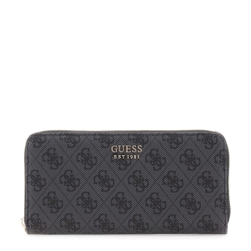 Πορτοφόλι GUESS Brenton Large Zip Around SWLG9648146 Ανθρακί
