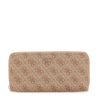 Πορτοφόλι GUESS Brenton Large Zip Around SWLG9648146 Μπεζ